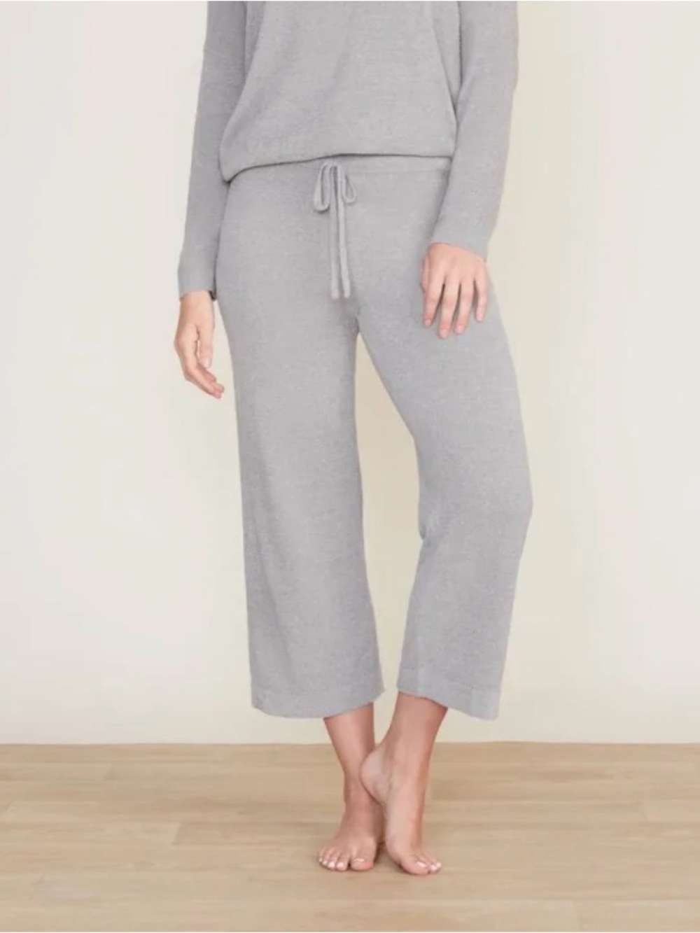 Barefoot Dreams CozyChic Ultra Lite Culotte Lounge Pants Gray Size L